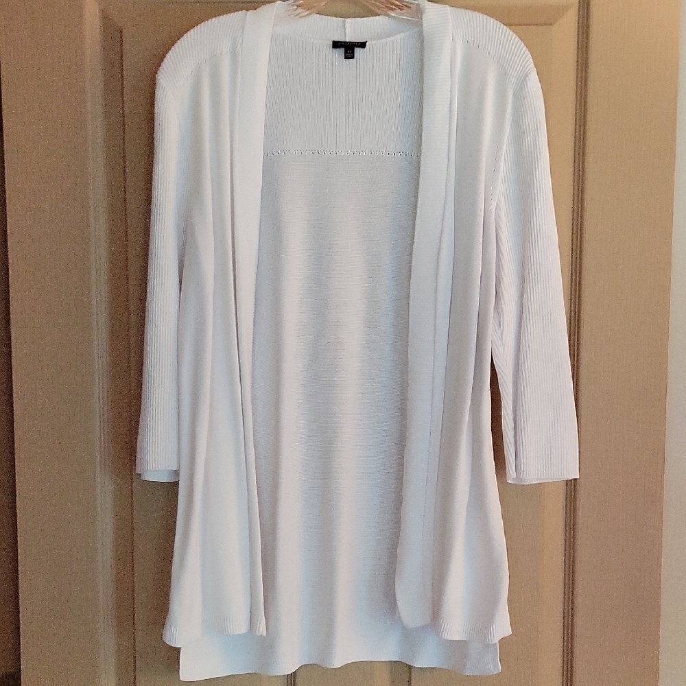 Talbots Elegant White Women's Cardigan